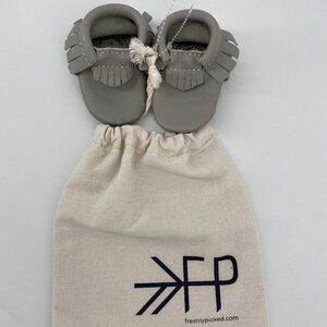 Freshly Picked Baby Gray Moccasins